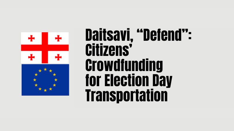 “Daitsavi” (“Defend”) Launches New Initiative for Free Transportation of Voters