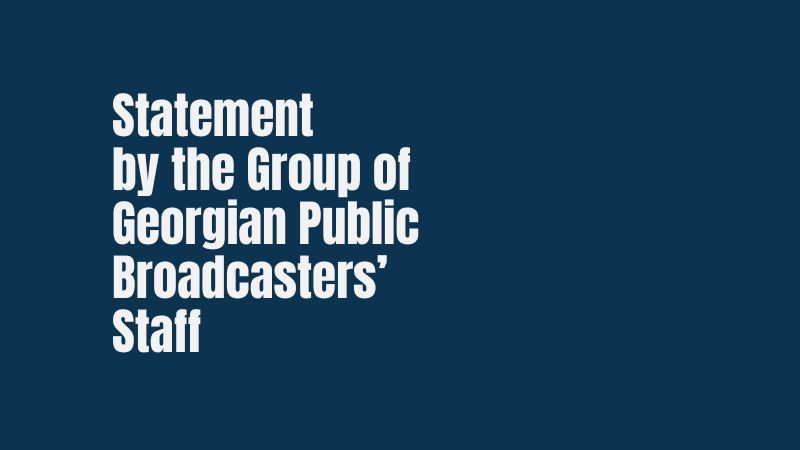 Group of employees of the Public Broadcaster will issue a statement on December 23 in front of the Public Broadcaster building