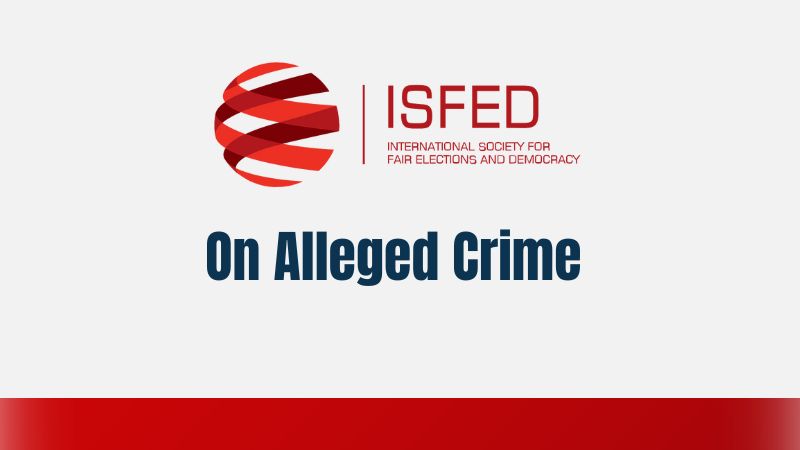 ISFED urges voters not to hand over their personal identification documents: Information on alleged criminal offense